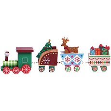 크리스마스 소품 크리스마스 테마 분위기 인테리어 장식 소품 선물 트레인 귀여운 기차 포인트 액세서리 소품 채색