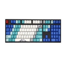 바밀로 SUMMIT PBT 염료 승화 키캡 영문 분리형 유선키보드 적축, VA108M, 혼합색상