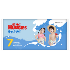 하기스 NEW 팬티형 수영장 기저귀 남여공용, 7단계, 27매