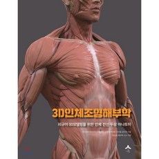 3D인체조형해부학:피규어 3D모델링을 위한 인체 전신 두상 아나토미, 시옷, (주)비에이치쓰리디조형학원,김병하,박인희,오아롱,...