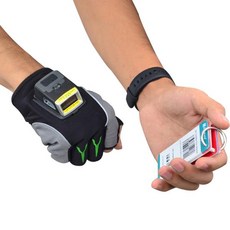 휴대용 무선 스캐너 트리거 QR 코드 웨어러블 바코드 리더 MS02 2D IP65, 1)2D charging wire, 1개