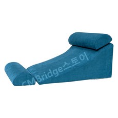 역류방지쿠션 식도염 위산 경사 노인 역류성 임산부 하드 매트리스, 긴 65cm너비 60cm높은 30cm, 블루