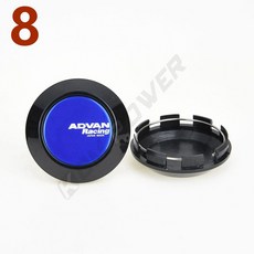 스포츠 림 캡 ADVAN ENKEI 엠블럼 휠 센터 커버 허브캡 OD 76mm ID 72mm 4개, [08] 8