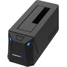  SABRENT USB 3.0 to SATA 외장 하드 드라이브 도킹 스테이션 2.5인치 또는 3.5인치 HDD SSD [UASP 지원] (EC-UBLB) 