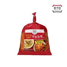 종가집 마늘듬뿍김치 750g, 2개