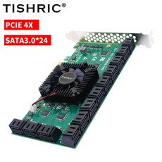 PCIE Sata 어댑터 SATA 3.0 PCI 익스프레스 확장 카드 컨트롤러 6Gbps 추가 1x 4x 16x 2 6 10 16 20/2, 1개