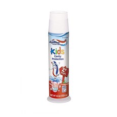 아쿠아프레쉬 키즈 캐비티 프로텍션 치약 130g 6팩 Aquafresh Kids Pump Cavity Protection Bubble Mint