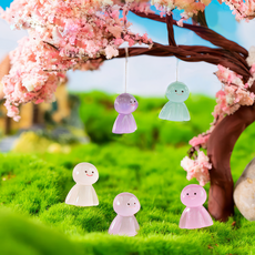 1+1 테루테루 보즈 키링 날씨 맑음 유령 인형 에어팟 버즈 폰고리 키홀더 우정템 인싸템, 화이트, 2개 - 이미지 3