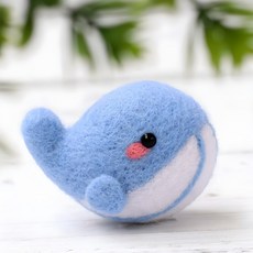 아트조이 DIY 양모펠트 키트, 1세트, 바다고래 바다고래, 1세트