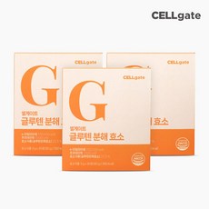 셀게이트 글루텐 분해효소 1개월분(30포), 90g, 3개