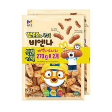 목우촌 뽀로로와 친구들 비엔나소시지, 270g, 2개