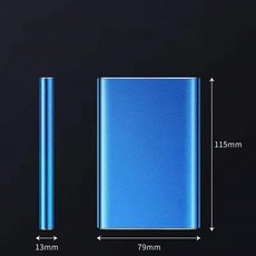 용량 확장 업그레이드 고속 ssd 이동식 하드 디스크로 최대 540mb/s-usb 3.1 외장 솔리드 스테이트 드라이브 용량 확장 64gb 4t 10t, 파란색, 4TB