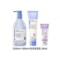 닥터그루트 아쿠아 딥클린 탈모증상완화 샴푸 330ml+100ml (가려운두피), 1세트