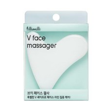 filliilli 필리밀리 브이 페이스 괄사 페이스라인 특화 턱선 v라인 간편휴대 수시로케어 목 팔 볼 어느 부위든 만능괄사, 1개