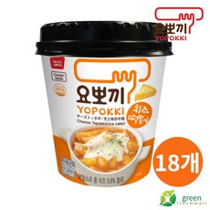 요뽀끼 치즈떡볶이, 120g, 18개