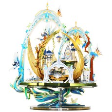  요정의 성 3D 입체퍼즐 YM-N121A, 139피스, 혼합색상 