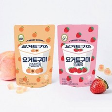 [에치와이] 요거트구미 젤리 딸기맛 8봉+ 복숭아맛 8봉, 단품, 단품