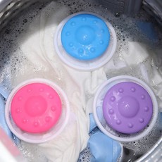 생활의신 머리카락 먼지 제거 세탁 빨래 미세 거름망, 4개, 핑크
