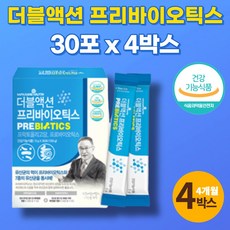 신 프리바이오틱스 FOS 스틱 가루 분말 어른 노인 50대 60대 70대 3세대 유산균 먹이 프락토올리고당 신바이오스틱, 4박스, 4개, 150g