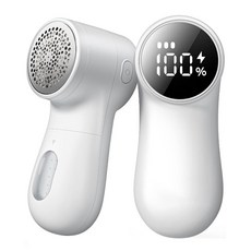 보풀제거기 휴대용 세탁소 업소 프리미엄 울 니트 옷 6중날 무선 보풀제거기, White