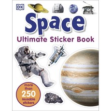 [원서] paperback Book Ultimate Sticker Book: Space: More Than 250 페이퍼백 책 궁극의 스티커북: 우주: 재사용 가능한 스티커 2