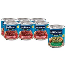 San Marcos Chilpotle In Adobo Sauce Whole Jalapeno Peppers 치폴레 212g 6캔 + 통 할라피뇨 737g