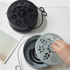 엔틱 캠핑 모기향 받침대 거치대 연소기 모기향받침대 모기향받침 모기향통, 화이트