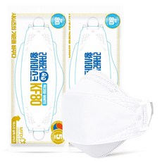 KF80 [특대형] 숨숨 흰색 마스크 5매입x2개 (총10매) 끈조절/국내산/당일발송, 5매입, 2개