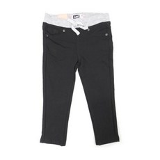 Ove Apparel Corp. Lee 비틀거리는 여자 사이즈 2T 부드럽고 날씬한 다리에 슈퍼 스트레치 청바지 니트 벨트 블랙