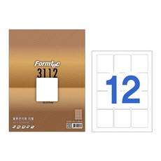 물류관리용 라벨(12칸100매LS-3112폼텍)