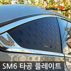 레이스텍 3D 입체 타공플레이트 C필러 쿼터글라스, SM6