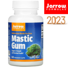 자로우 포뮬러스 매스틱 검 60베지캡슐 / Jarrow Formulas Mastic Gum 60 Veggie caps, 1개