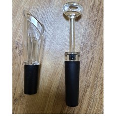 카페리아 와인 에어레이터 푸어러 + 진공 스토퍼, 0, 5세트