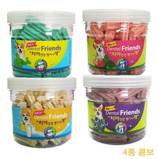 강아지 덴탈껌 체석제거 4종 콤보 반려동물 강아지간식 건강, 1개