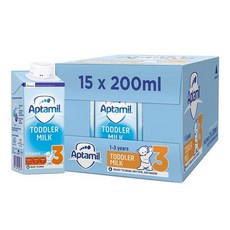 Aptamil Growing Up Toddler Drink Milk 압타밀 3단계 토들러 액상 분유 12-36개월, 200ml, 15개