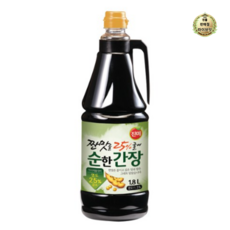 진미 짠맛을 25% 줄여 순한간장, 9개, 1.8L