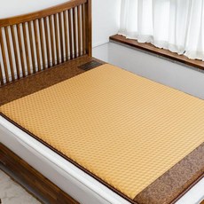 한일의료기 EMF인증 전자파 없는 도톰한 온수매트 침대용 바닥용 거실용, 더블, 프리미엄골드