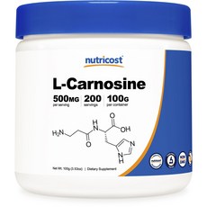 뉴트리코스트 L-Carnosine, 1개, 100g