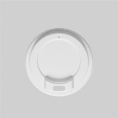 [소분] 단열종이컵 4온즈용 뚜껑 50개, 백색