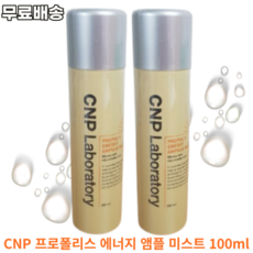 [차앤박] CNP 프로폴리스 에너지 앰플 미스트 100ml 2개 CNP PROPOLIS ENERGY AMPULE MIST 촉촉함 피부광채 고영양 대용량 안개미스트 프로폴리스영양