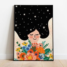 플레이어바웃 고백 DIY 명화 그리기 40 x 50 cm 세트, 혼합색상