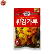 예이니식품 CJ 백설 튀김가루 1개(1kgx1개) 믹스강력박력중력밀, 1개, 1kg