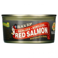 2팩 Black Top Skinless Boneless Red 살몬 연어 6 온즈, Single, 2개, 170g
