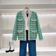 마쥬트위드가디건