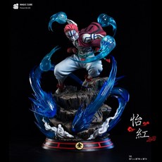 귀멸의칼날 상현3 아카자 파괴살수지 레진 피규어 1/6 38cm