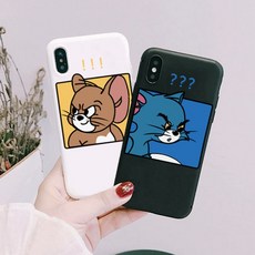 귀요미 톰과제리 커플 아이폰 케이스