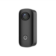 4K 액션캠 바디캠 브이로그 카메라, 128G, C100 블랙