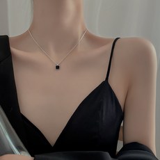 뱀줄목걸이실버
