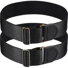 Milisten 2pcs Armband 셔츠 소매 가터 남성 블루 멜빵 화이트 스테이 레드 여성 벨트 드로스트링 472546 - 남자가터벨트