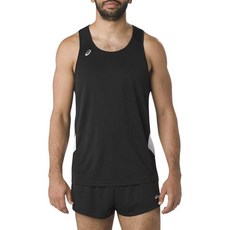 ASICS 남성용 팀 스윕 싱글렛 퍼플/화이트 미디엄